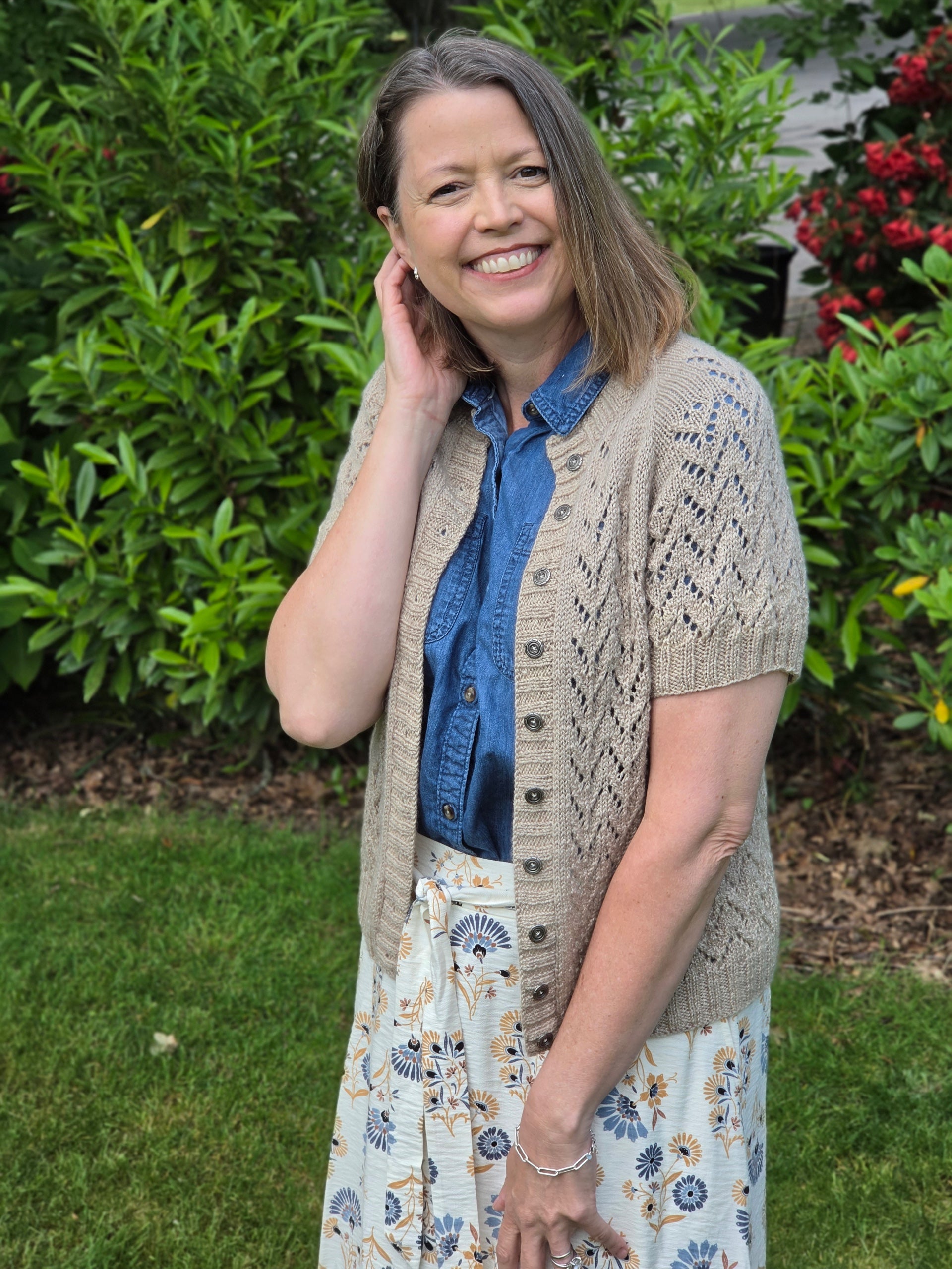 B*O様 Watermark Pattern Knitted Cardigan Watermark Cardigan Pattern | Yarn Matters
